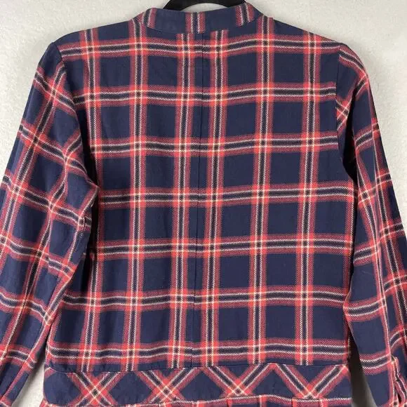 Current Elliott Flannel Dress Women Small Drop Waist Plaid Academia Preppy - Picture 10 of 13